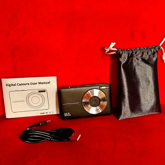 501 Digital Camera,FHD 1080P Digital Camera for Kids with 32GB SDCard Compact ♥ - Picture 1 of 16